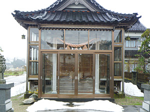神社風除室1
